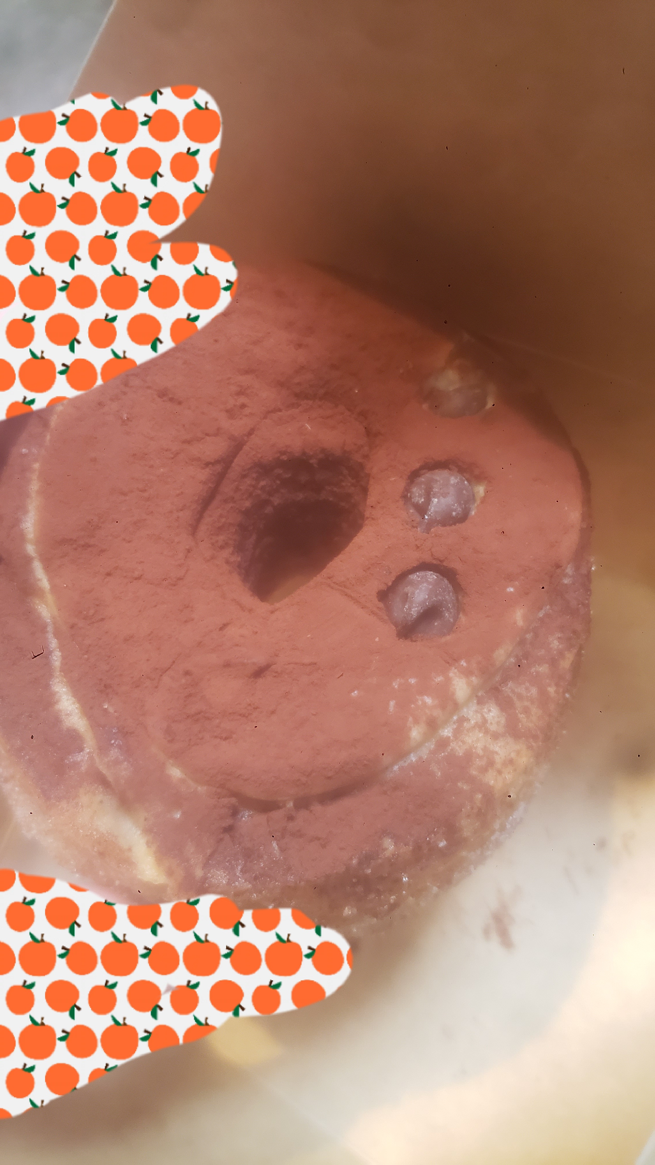 Tiramisu-flavored donut.